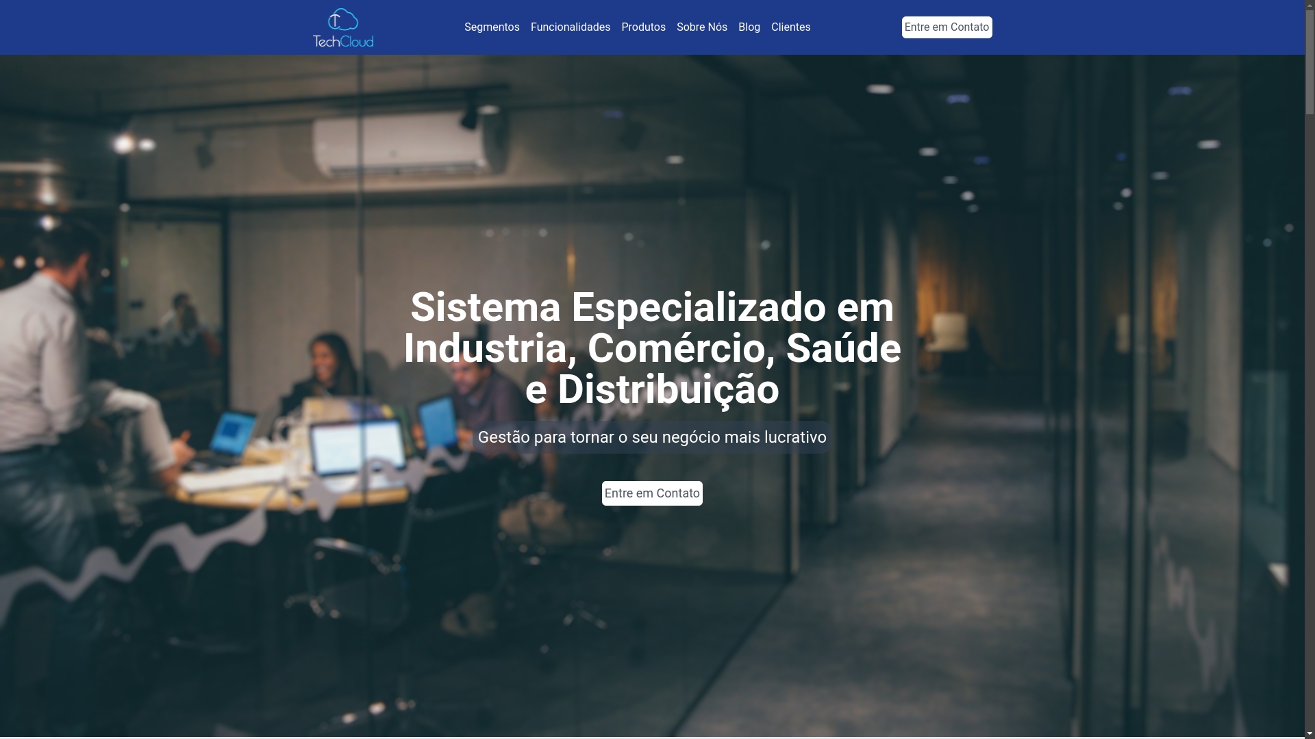 Imagem do preojeto WebSite TechCloud